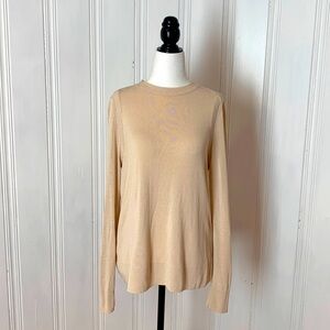 Beautiful cream/peach linen blend COS sweater